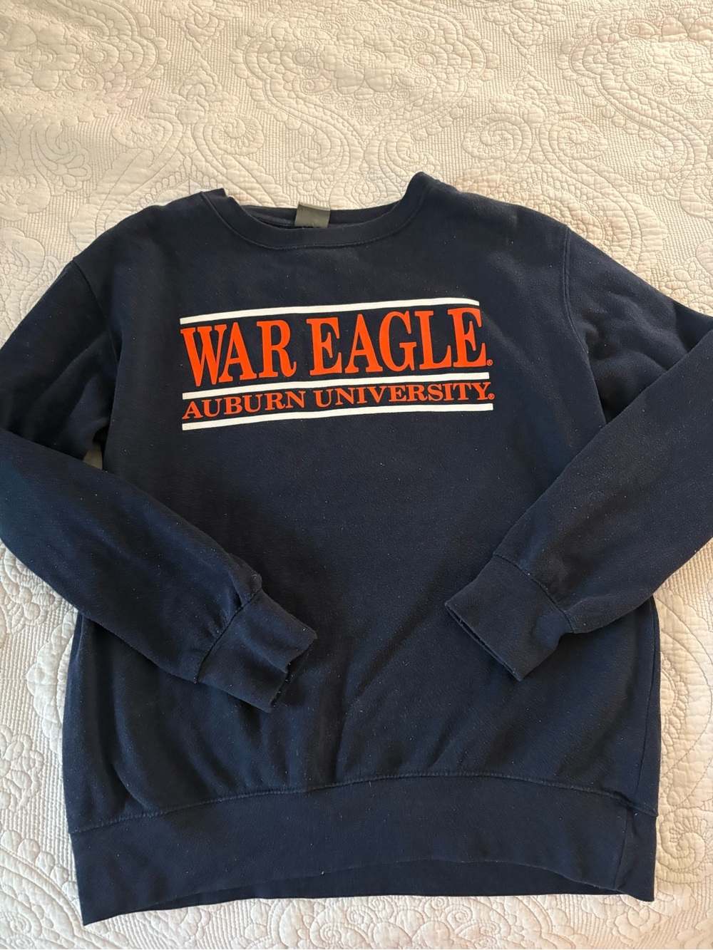 Auburn University Navy Sweatshirt Large